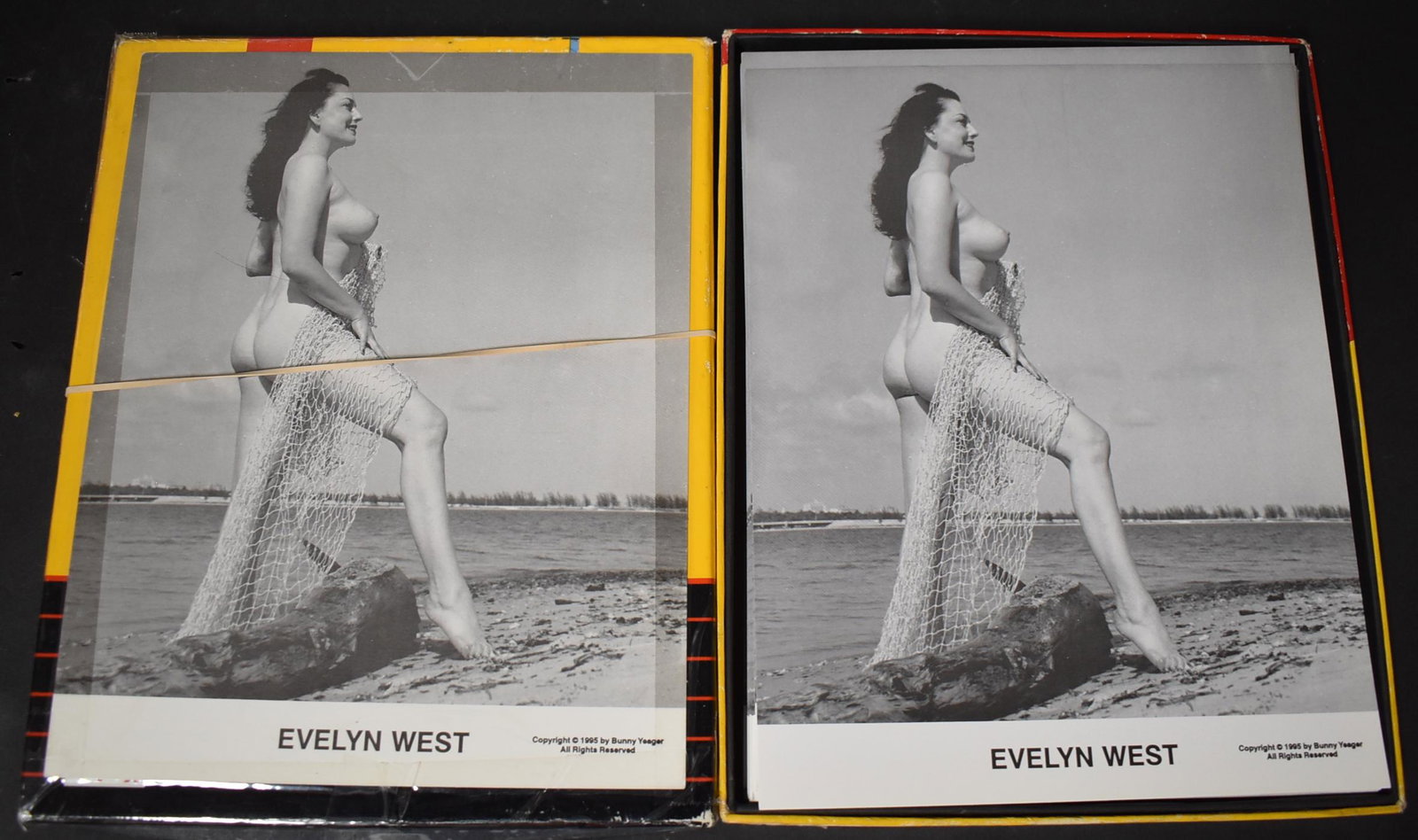 (75) 8x10 Photos Evelyn West.: 8x10 Double Stock. (75) Photos Evelyn West.(1) Poses.