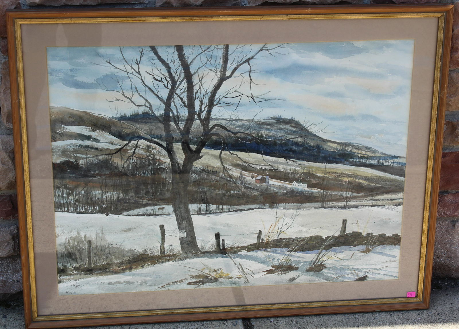 Winter Landscape Watercolor (1 of 1)