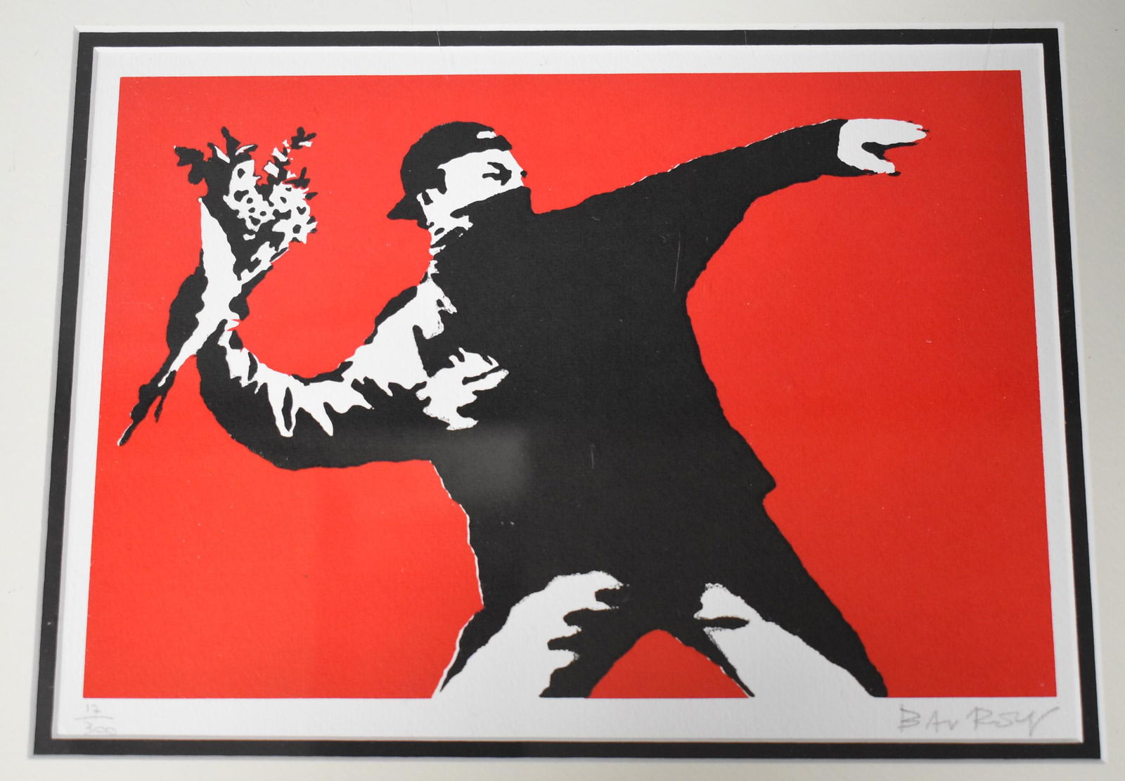 Banksy Sgd. Lithograph (1 of 6)