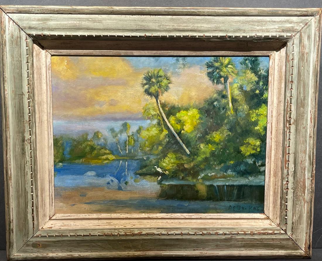 Albert E. Backus; 20th C. American Oil  Signed (1 of 6)