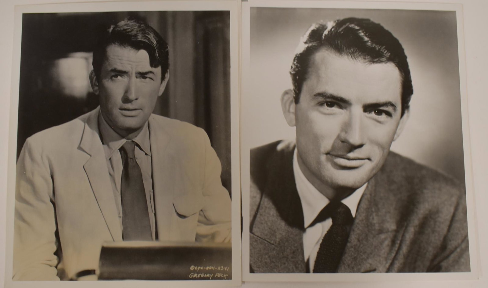Vintage Gregory Peck Photos (2): 8 x 10.
