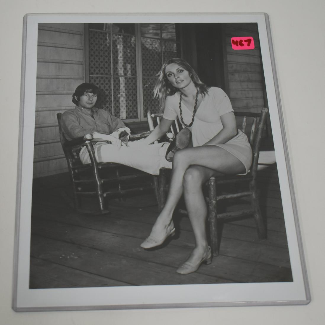 Rare Photograph and Negative Tate and Polanski (1 of 1)