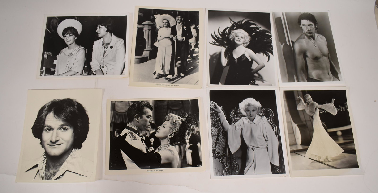 Hollywood Photos (8): Fred Astaire and Judy Garland; Fernano Lamos; Natalie Wood; Robin Williams; Richard Gere; Ginger Rogers; and Jean Harlow (2)