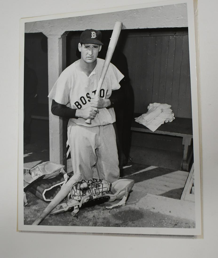 Ted Williams Photo & the Original Negative (1 of 1)