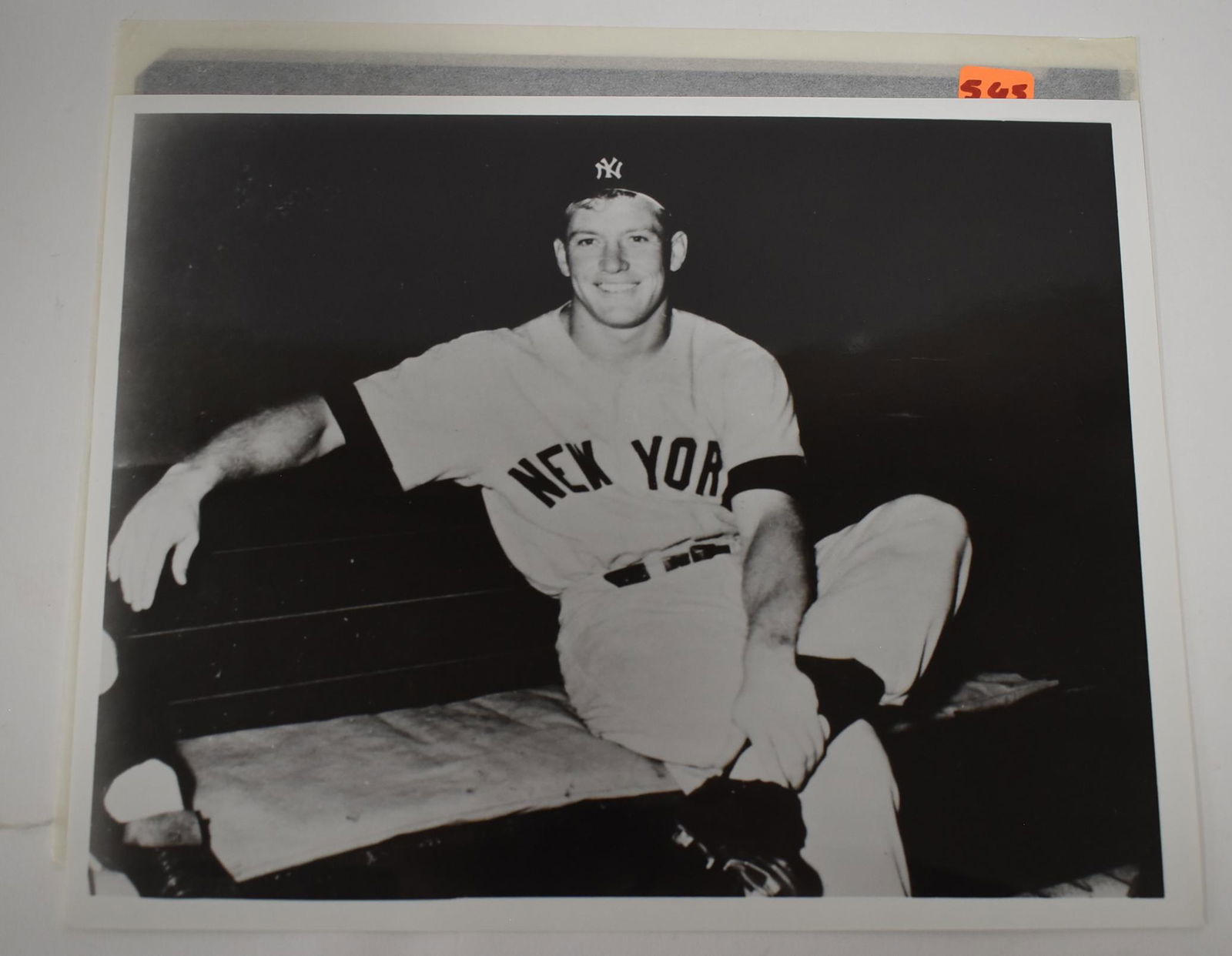 Mickey Mantle Photo and Negative (1 of 1)