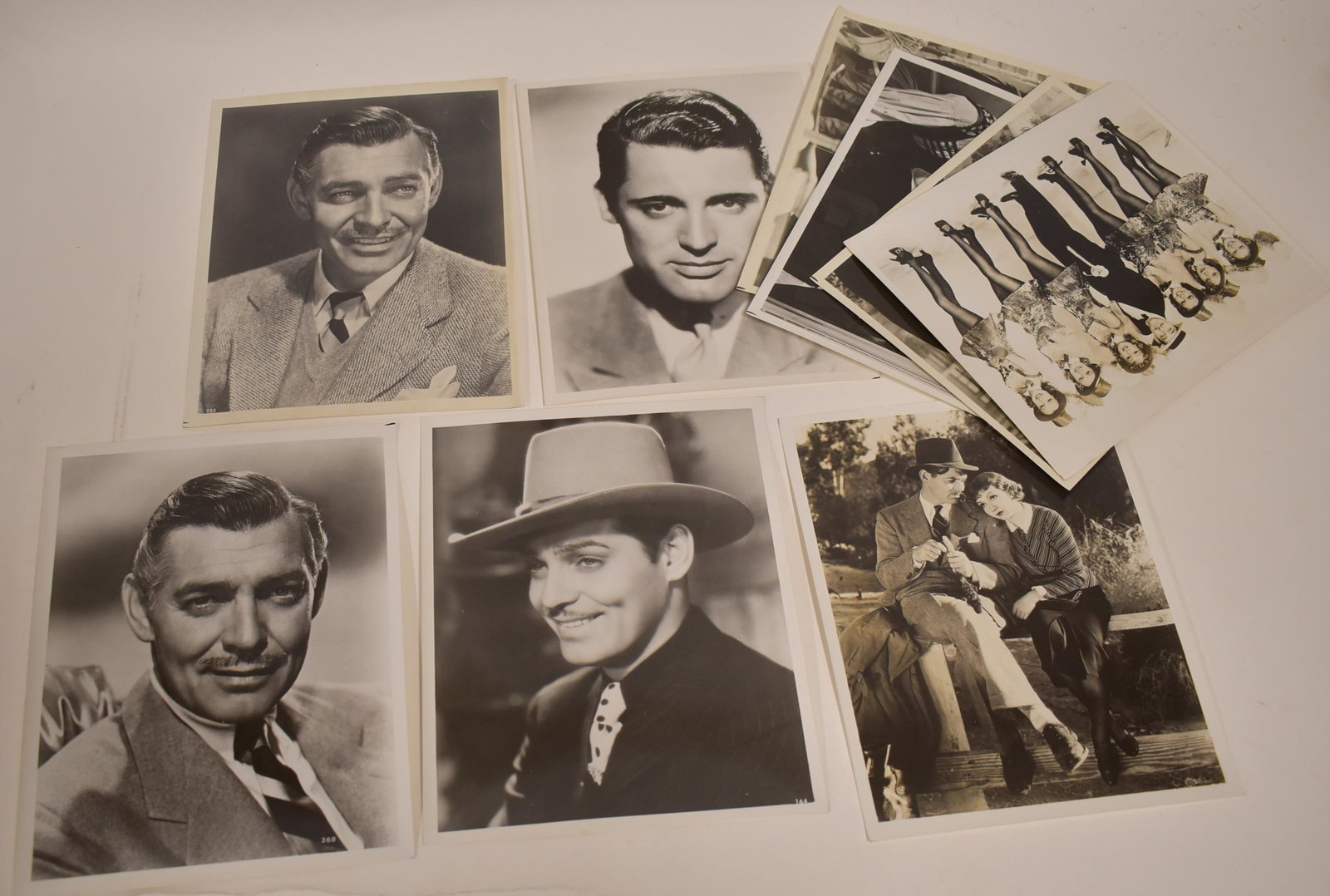 Collector's Lot of Clark Gable Photos (10): 8 x 10.