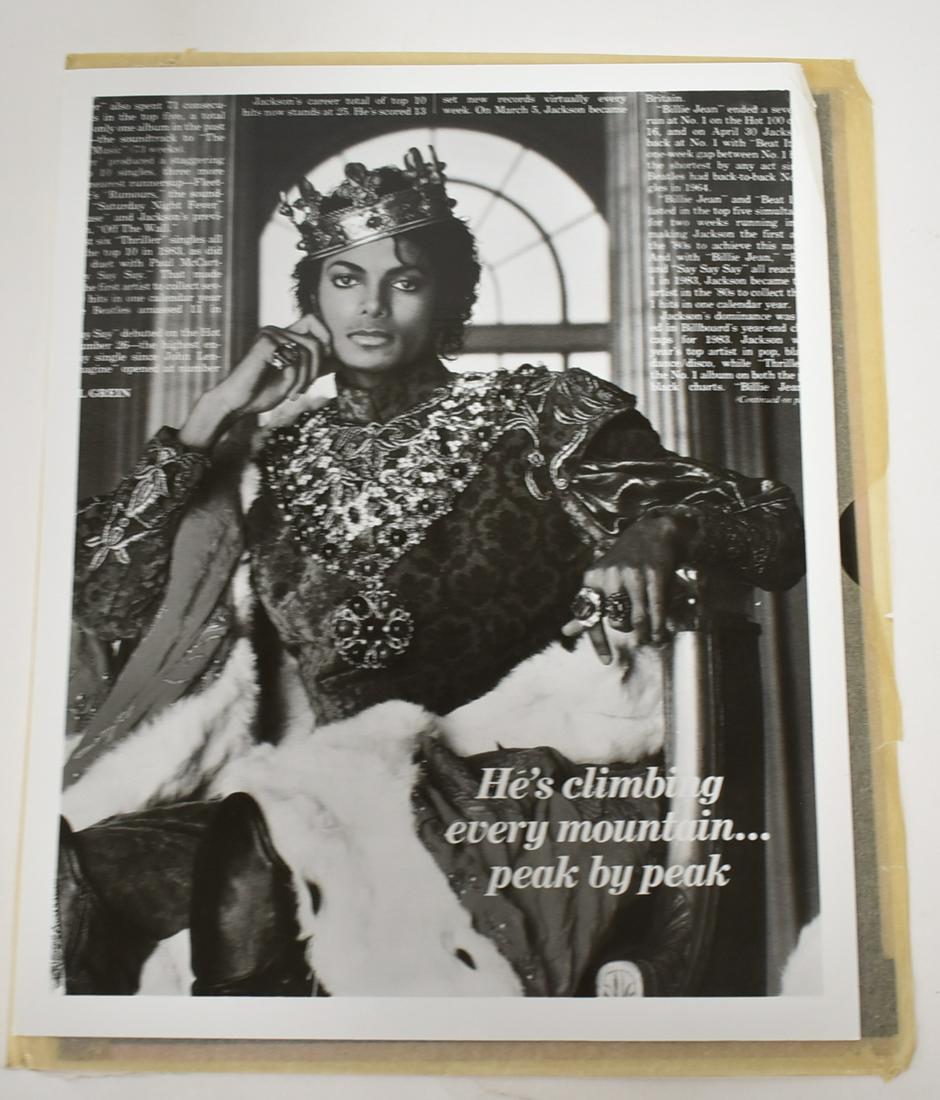 Michael Jackson Photograph With Negative (1 of 1)