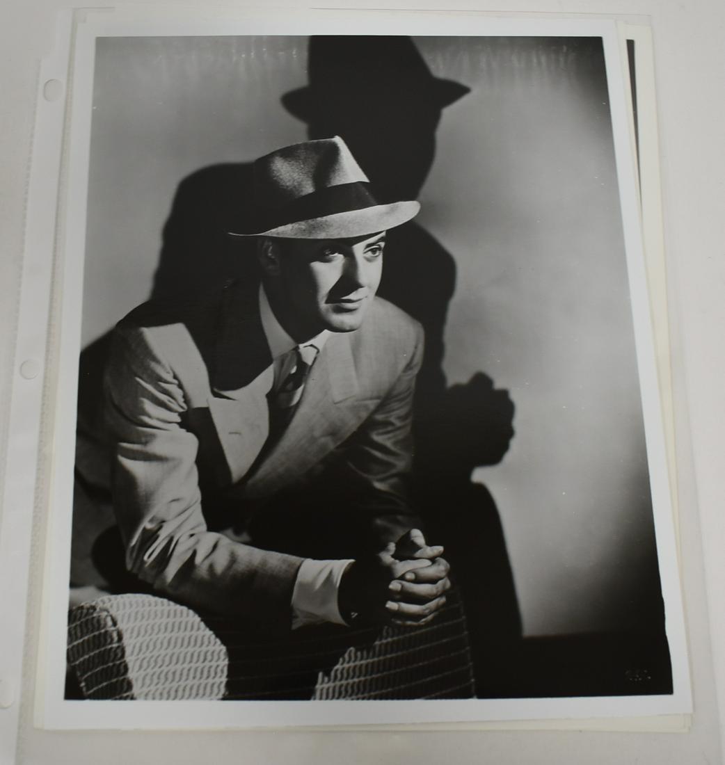 Vintage Photos Tyrone Powers and Negative: 5 photos and the negative from which they were made. 6 items in the lot. 8 x 10,