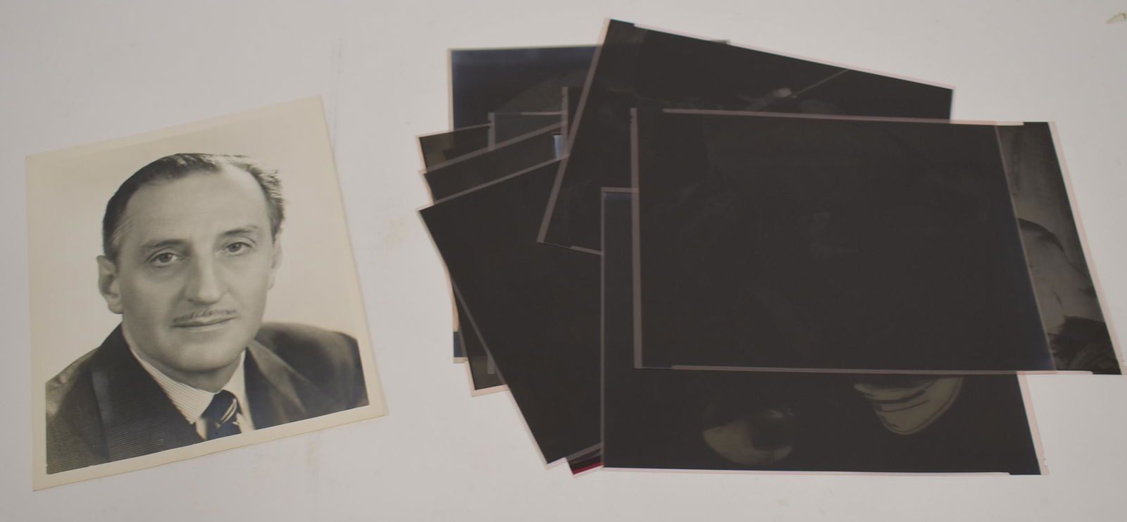 Basil Rathbone Portrait and Negatives (13) (1 of 5)