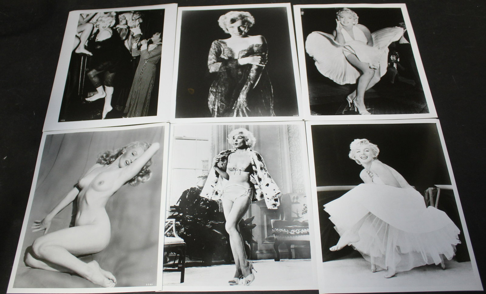 Marilyn Monroe Photographs (6): 8 x 10.