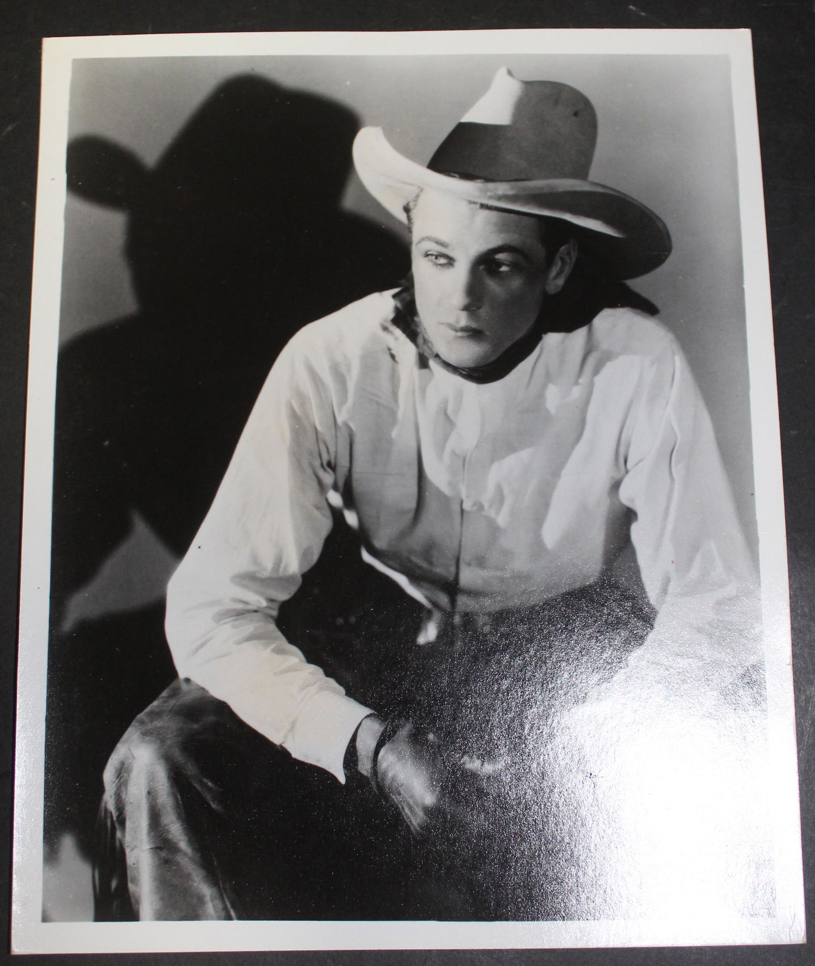 Rarely Seen Early Portrait of Gary Cooper (1 of 1)