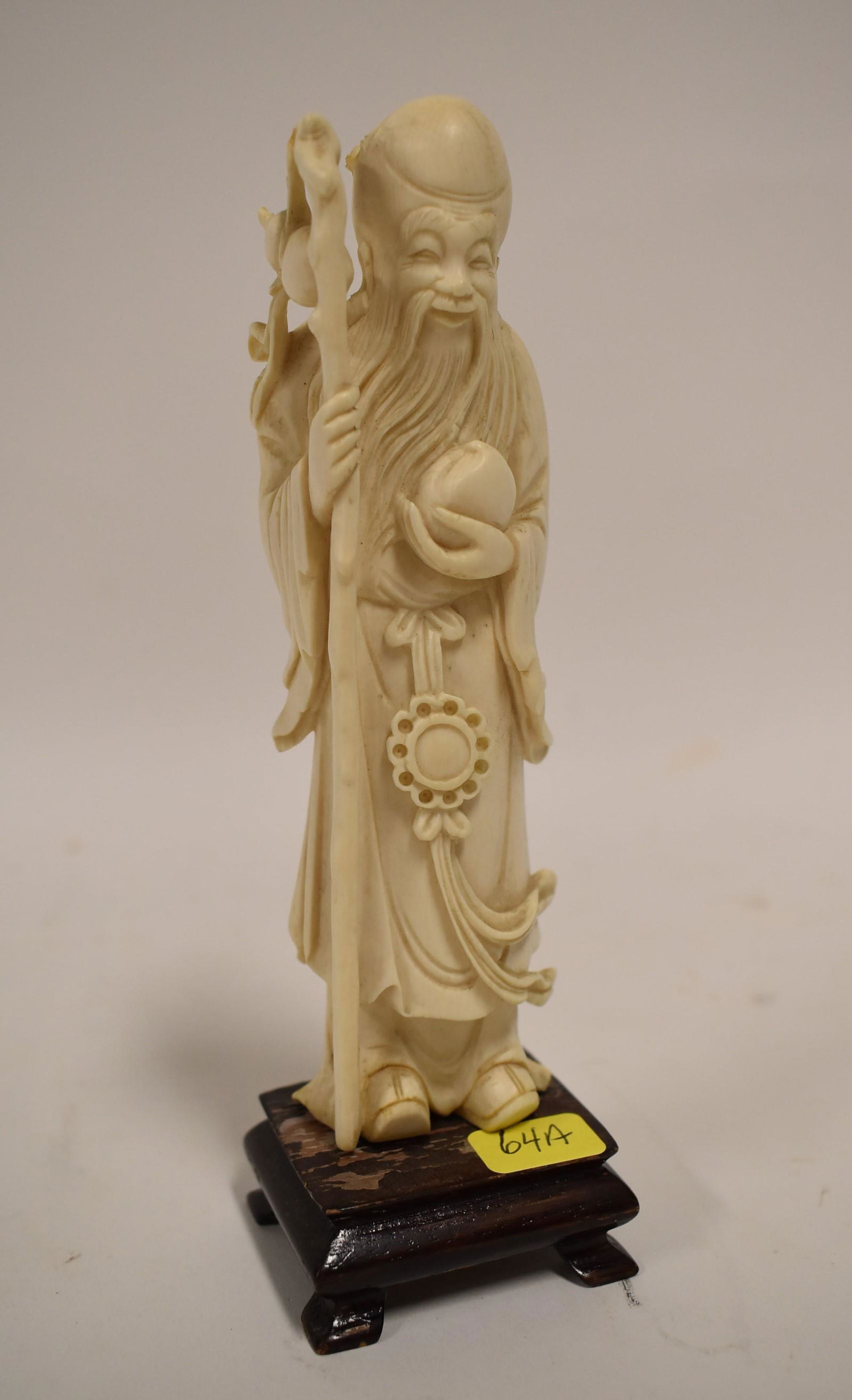 19th C.-Early 20th C. Carved Chinese Figure (1 of 3)