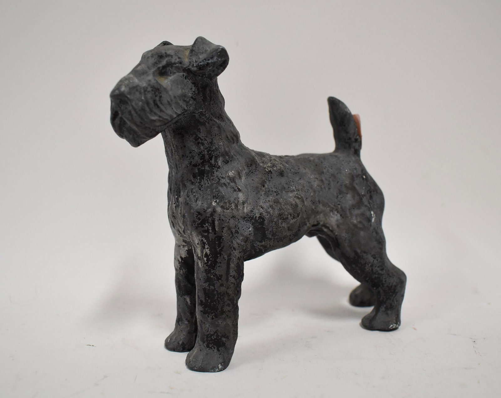 Cast Iron Terrier Door Stop: Antique door stop. 5"H 5 1/2" L
