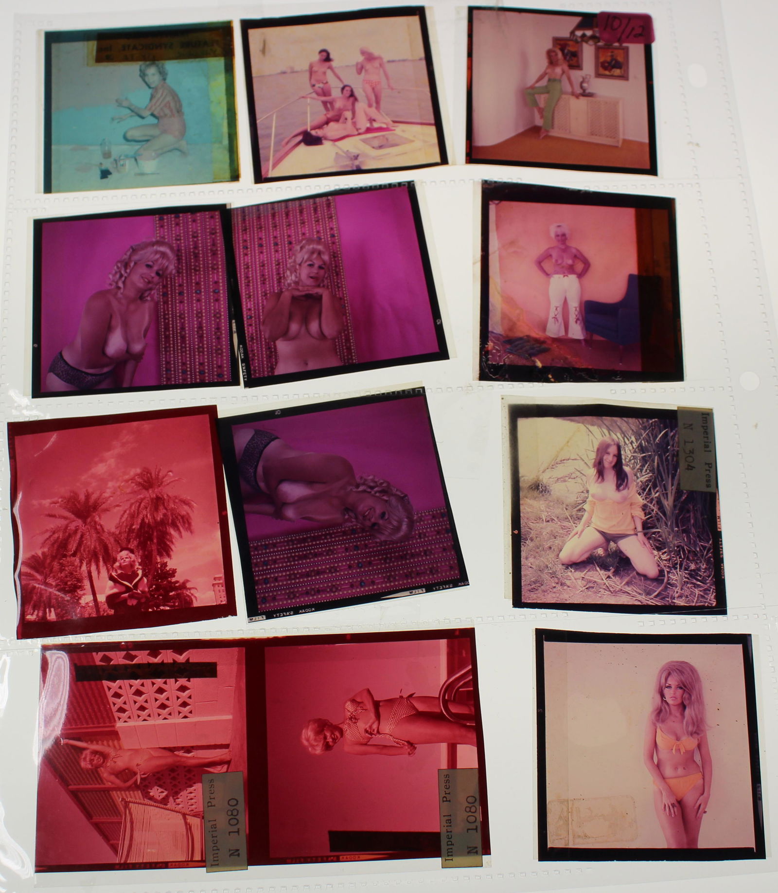 (12) 3x3 Transparencies (1 of 3)