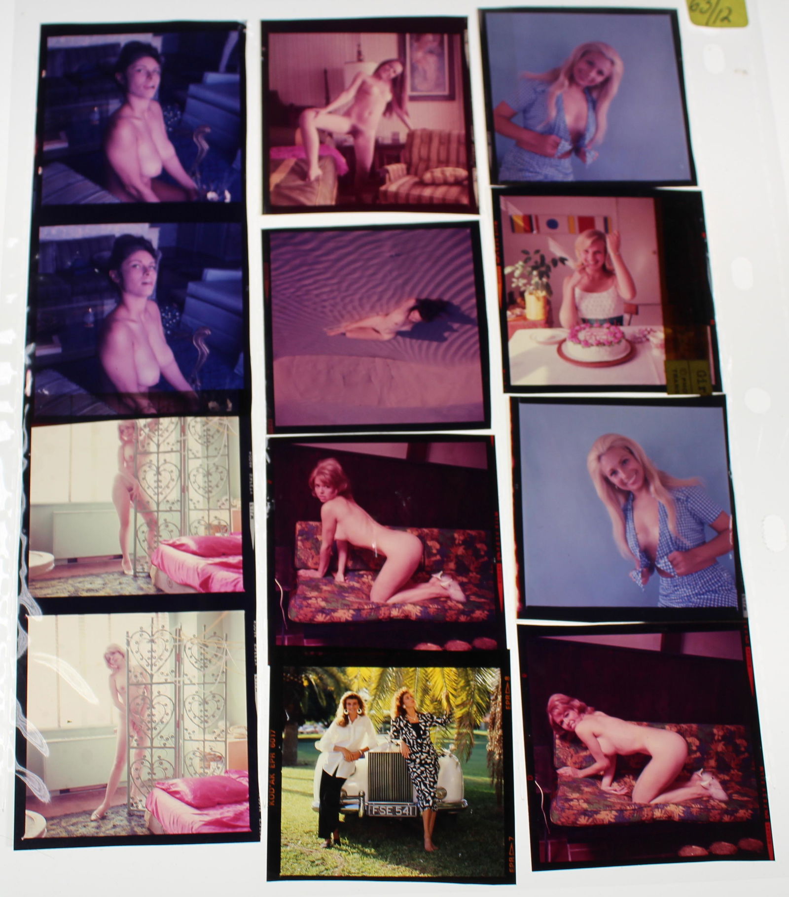 (12) 3x3 Transparencies. (1 of 3)