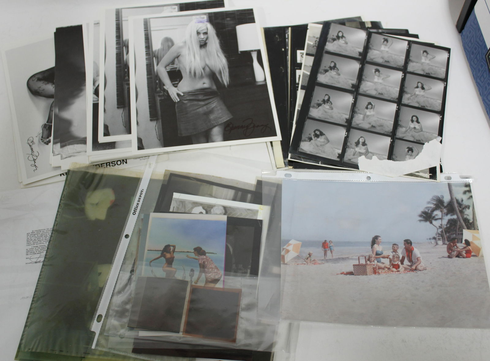 Mix Lot(75) Items Incude. Contact Sheets, Photos, (1 of 4)