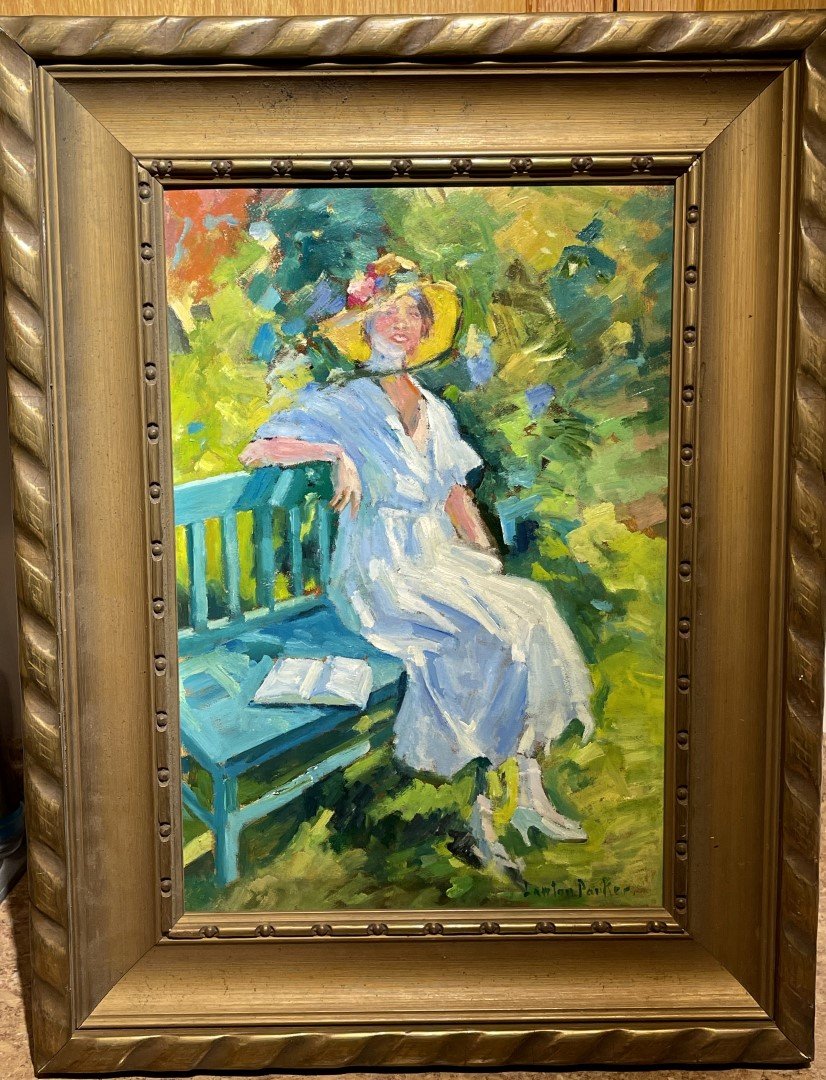 Lawton Parker; American Oil A Midsummer's Day Signed (1 of 6)