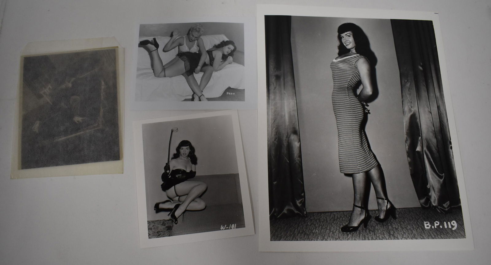 Bettie Page and Other Irving Klaw Photos & Negative (1 of 2)