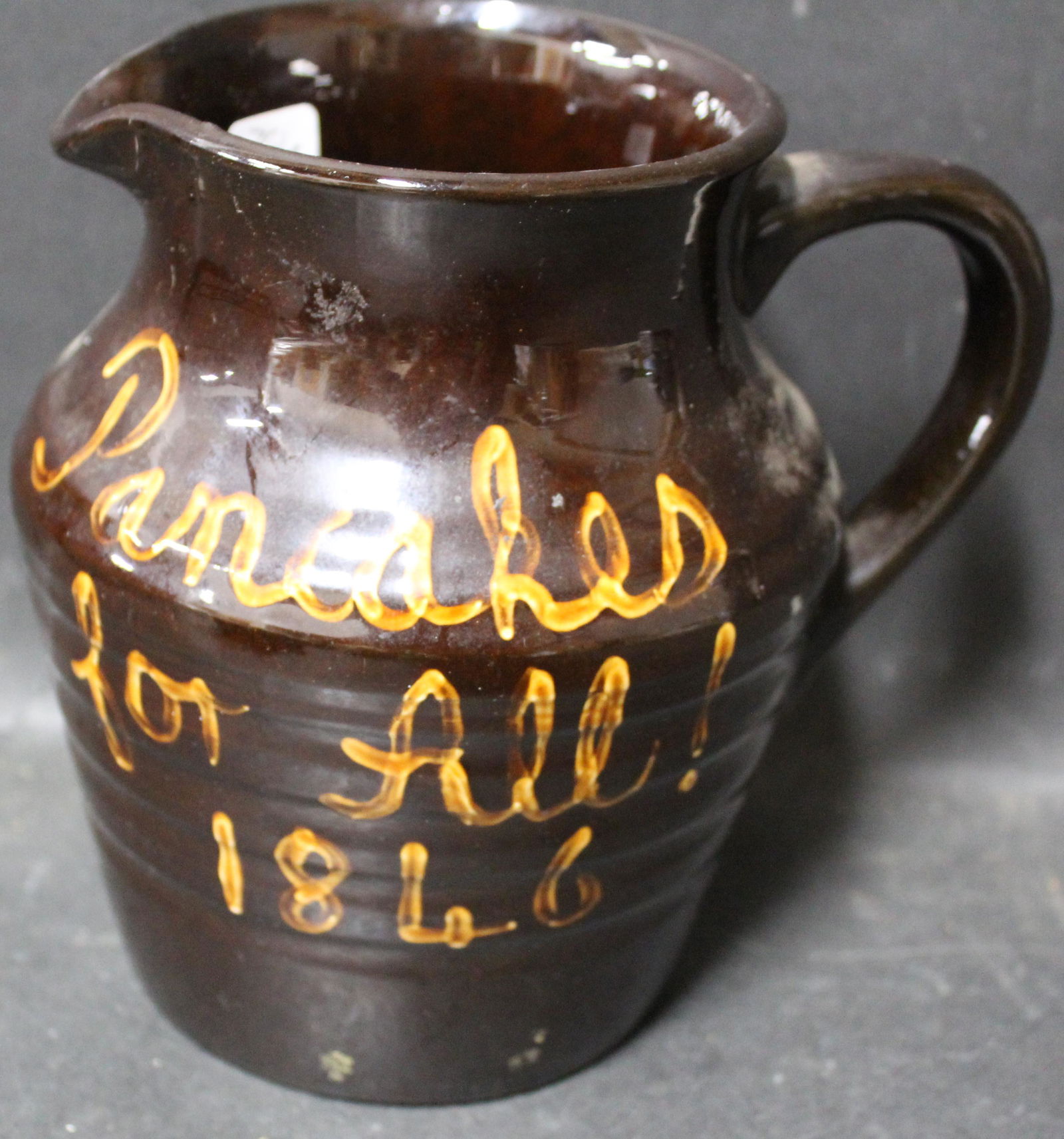 Pennsylvania Redware Type Pitcher (1 of 2)