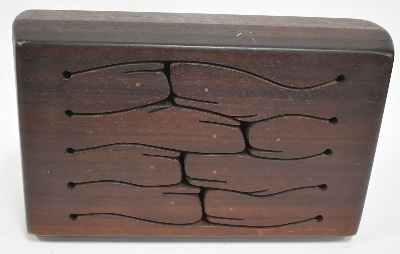 Antique Wooden Box Drum: Size 6"H x 13"W x 8"d