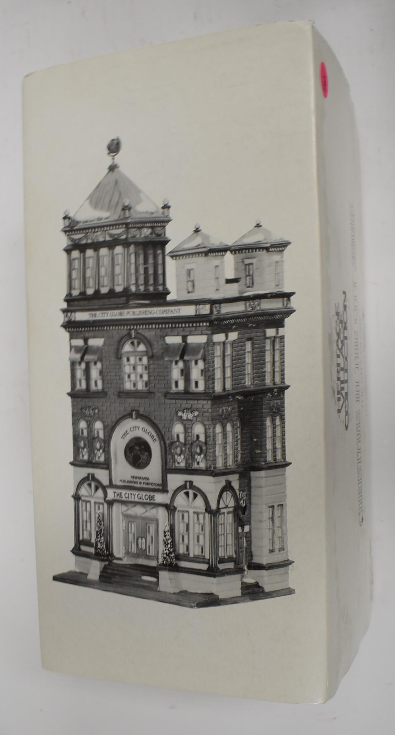 Dicken Village Original Series Store Stock.: Handpainted Christmas in The City Series. "THE CITY GLOBE". Department 56.