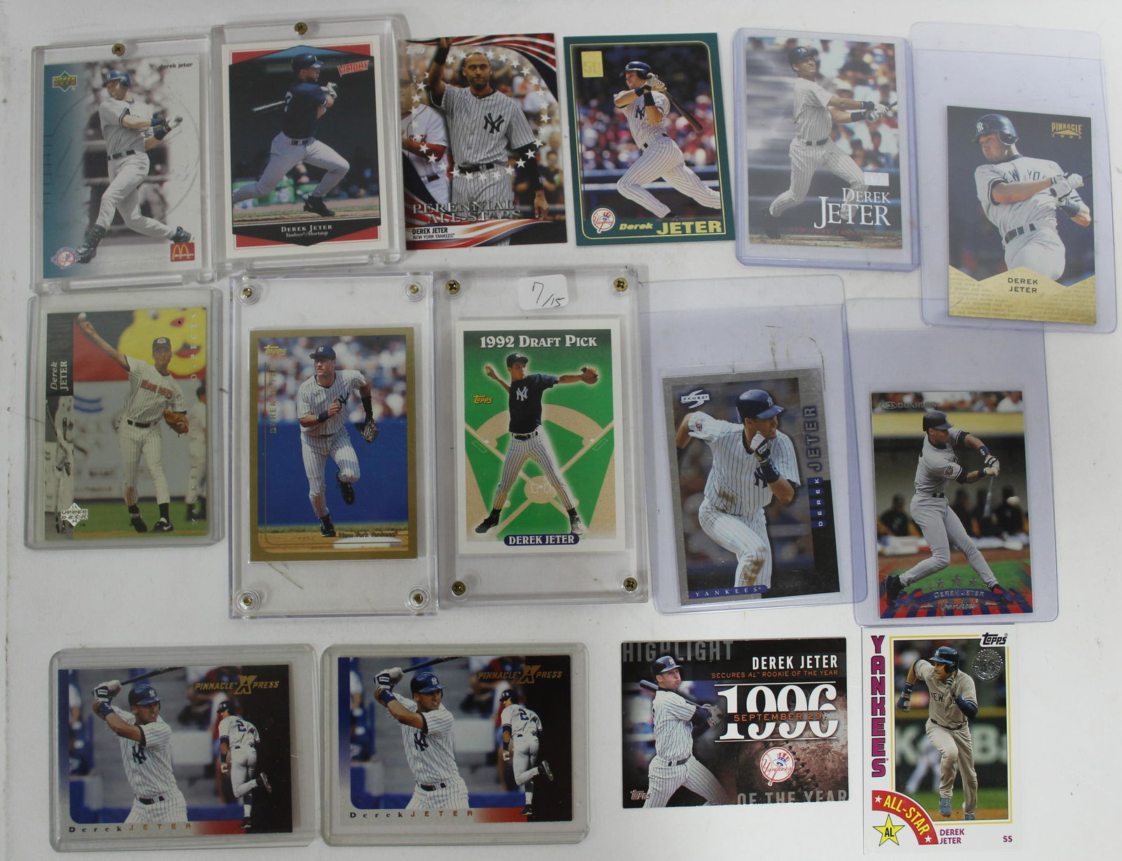 Derek Jeter Card Lot W/ Rookie (15) (1 of 4)