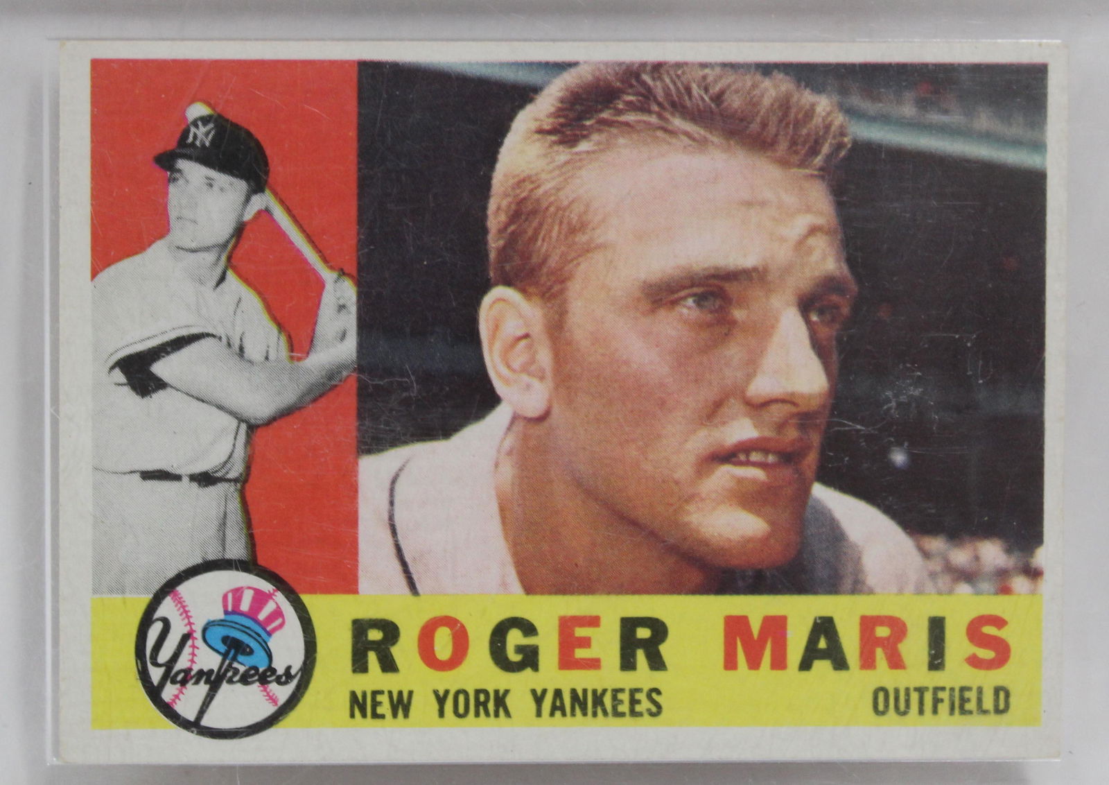 1960 Topps Roger Maris Card (1 of 2)