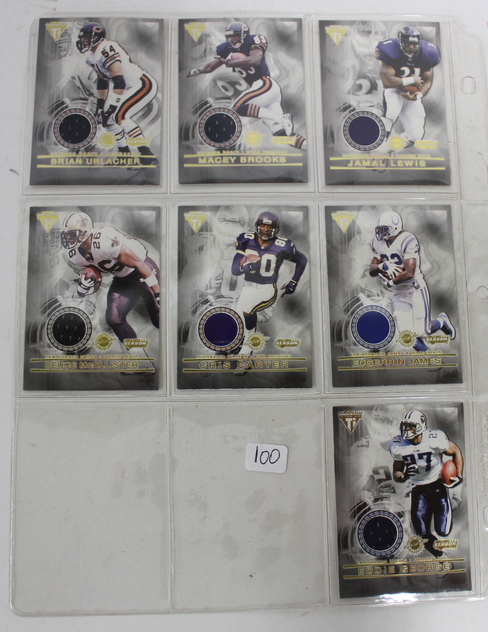 Pacific 2001 TItanium Jersey Card (7) (1 of 4)