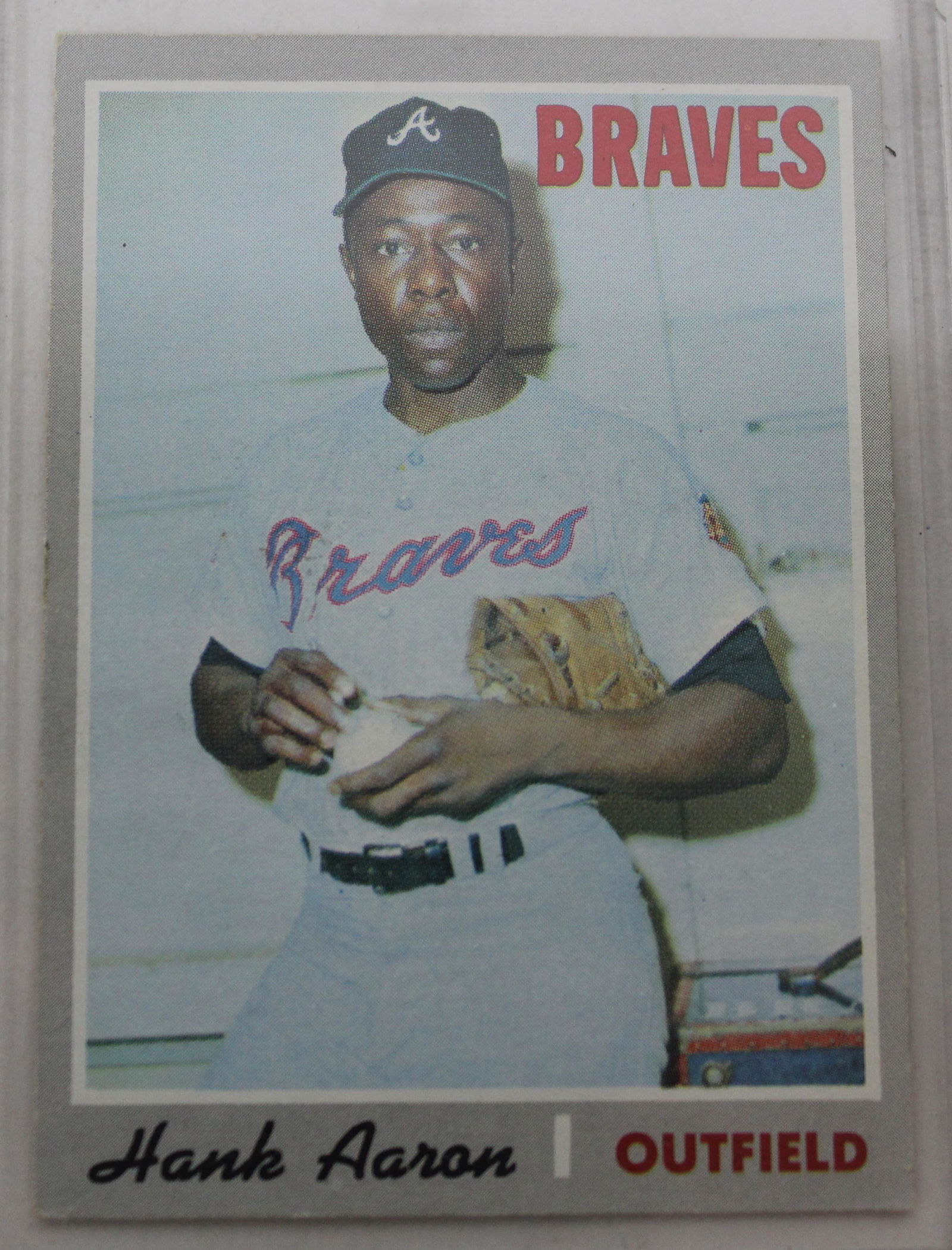 1970 Hank Aaron Topps Baseball Card (1 of 2)