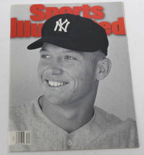 Sports Illustrated 8/21/1995: Mickey Mantle Cover Photo by George Silk 1951