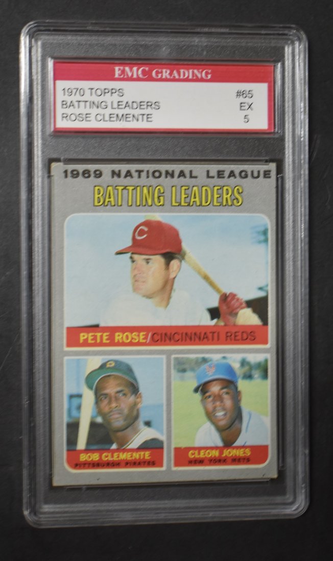 1970 Topps Batting Leaders Graded Card (1 of 2)