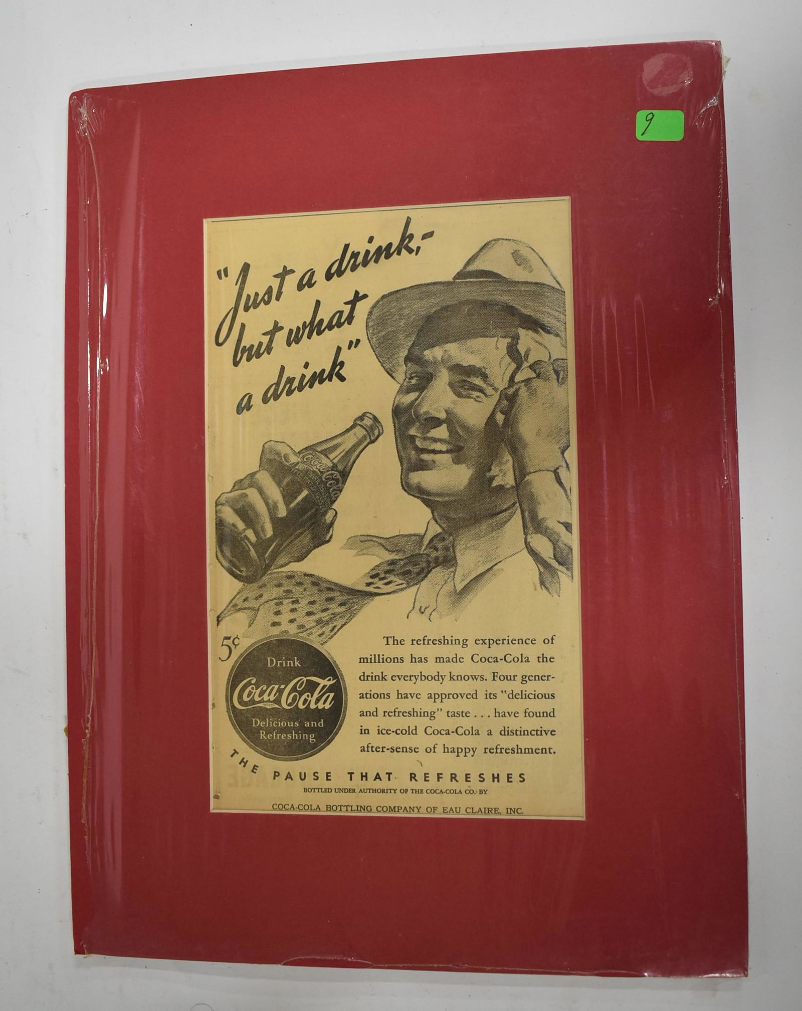 Coca-Cola Advertisement 5 Cent (1 of 2)