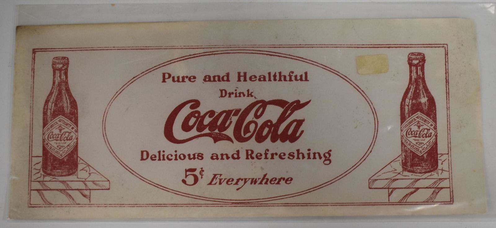 Vintage Coca Cola Blotter (1 of 1)