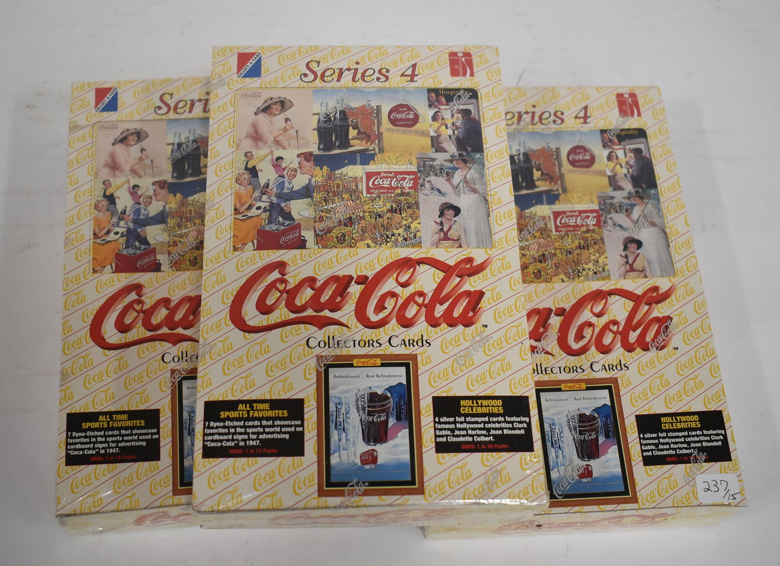 Coca Cola Series 4 Collector Card Boxes (15) (1 of 1)