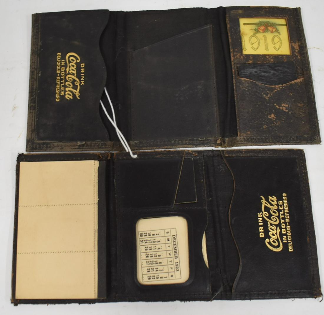 Coca-Cola 1919 , 1923 Billfolds (2) (1 of 2)