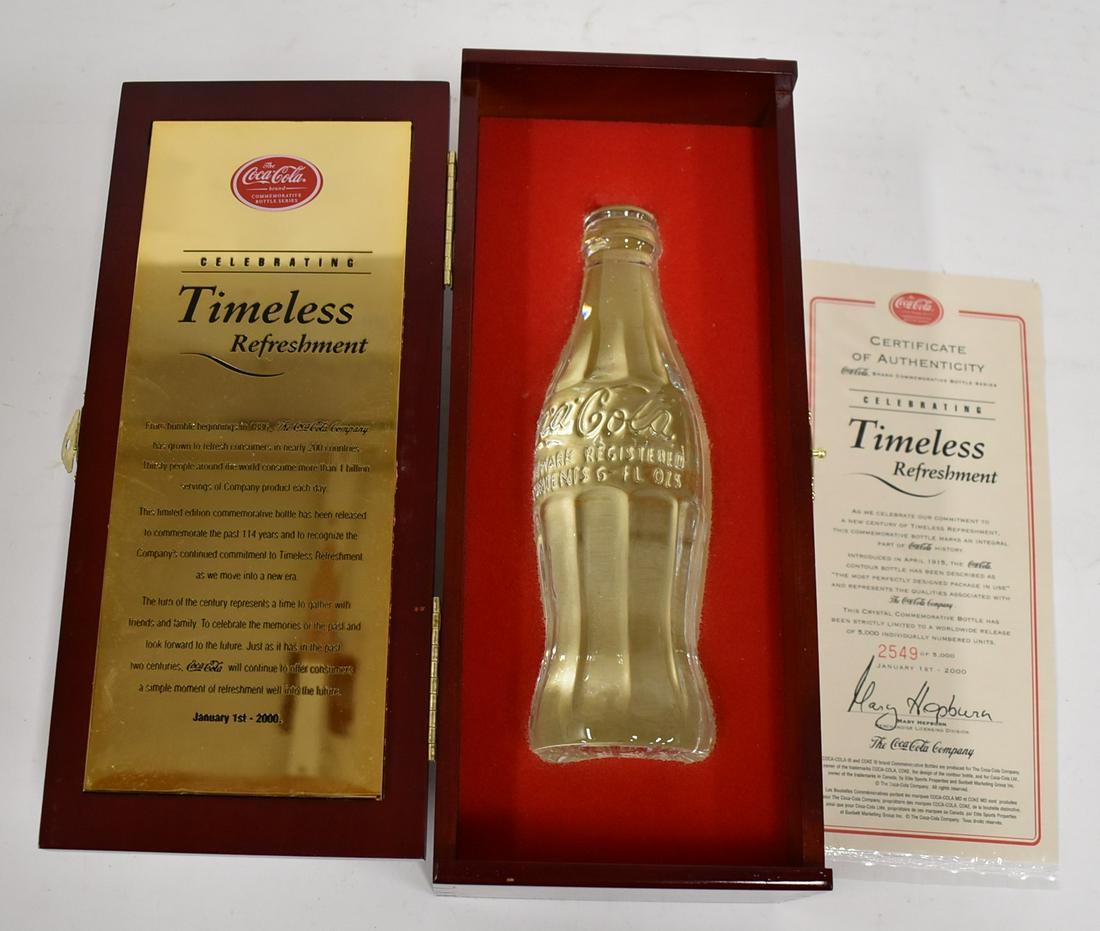 Lmtd. Ed. Coca Cola Commemorative Solid Glass Bottle (1 of 1)