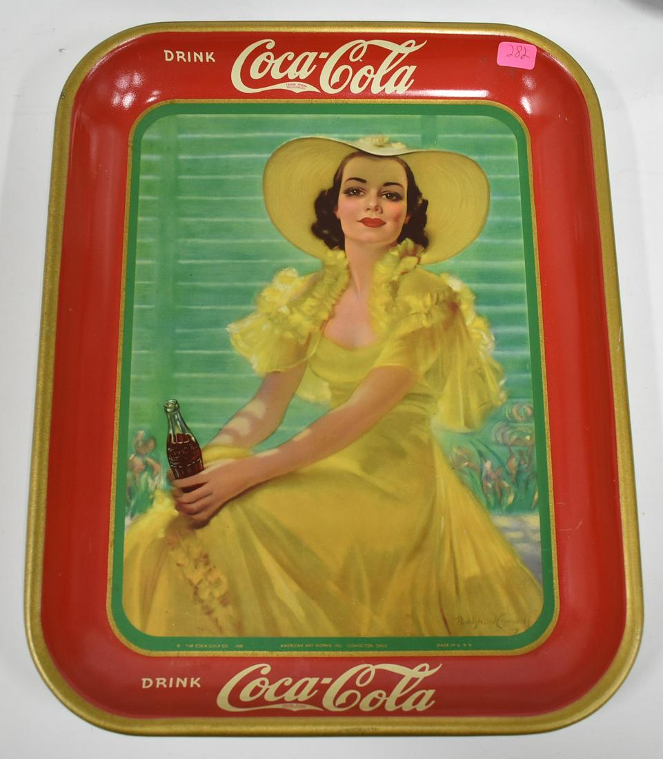 1938 Coca Cola Tray . Originall (1 of 1)