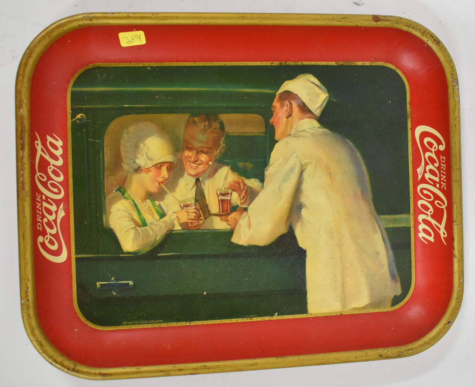 1927 Coca Cola Tray (1 of 1)