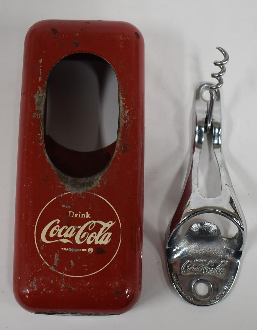 Vintage Coca Cola Cap Catcher & Opener: 5.5 in.