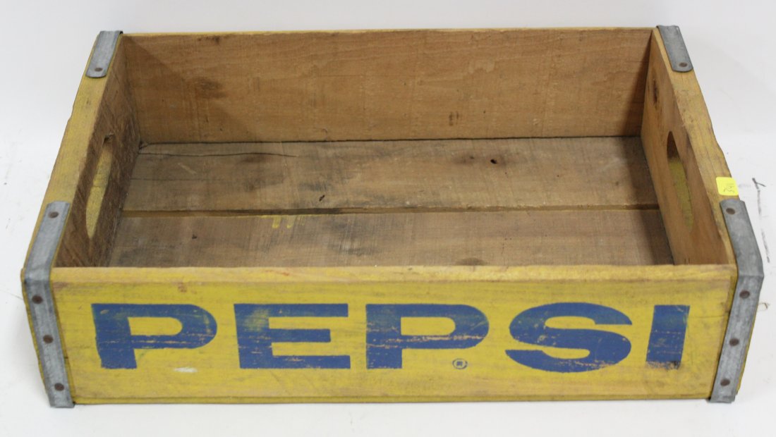 Vintage Pepsi Crate: Marked Wilkes-Barre, PA. 11.5 in x 18 in x 4.5 in.