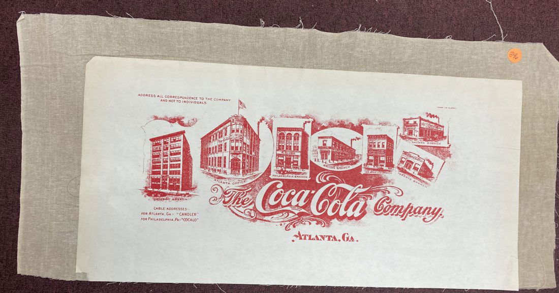 Coca Cola Manufactory. Silkscreen on Paper Mounted (1 of 4)