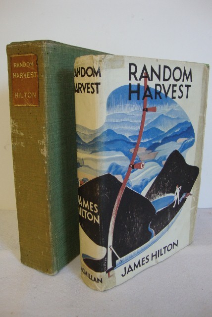 HILTON, JAMES 1900-1954 RANDOM HARVEST: 1941 Mac Millan & Co.with dust jacket, in green cloth box