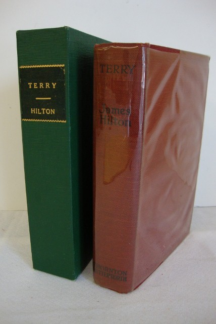 HILTON, JAMES, TERRY: Thornton Butterworth, London, 1927 First Published 1927. Nice copy of the scarce sixth book by the author of Goodbye Mr. Chips and Lost Horizon which were both in this collection and sold previously. 