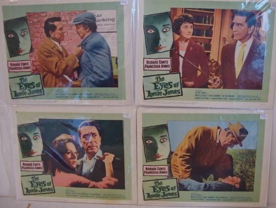 FIFTEEN LOBBY & TITLE CARDS: My Heart Belongs to Daddy (1), Paramount, 1942. Carlson, O'Driscoll, Kellaway. 11 x 14. F.; The Fuller Brush Man (1), Columbia, 1948. Red Skelton, Janet Blue. 11 x 14. F.; Suddenly (1), United Artists