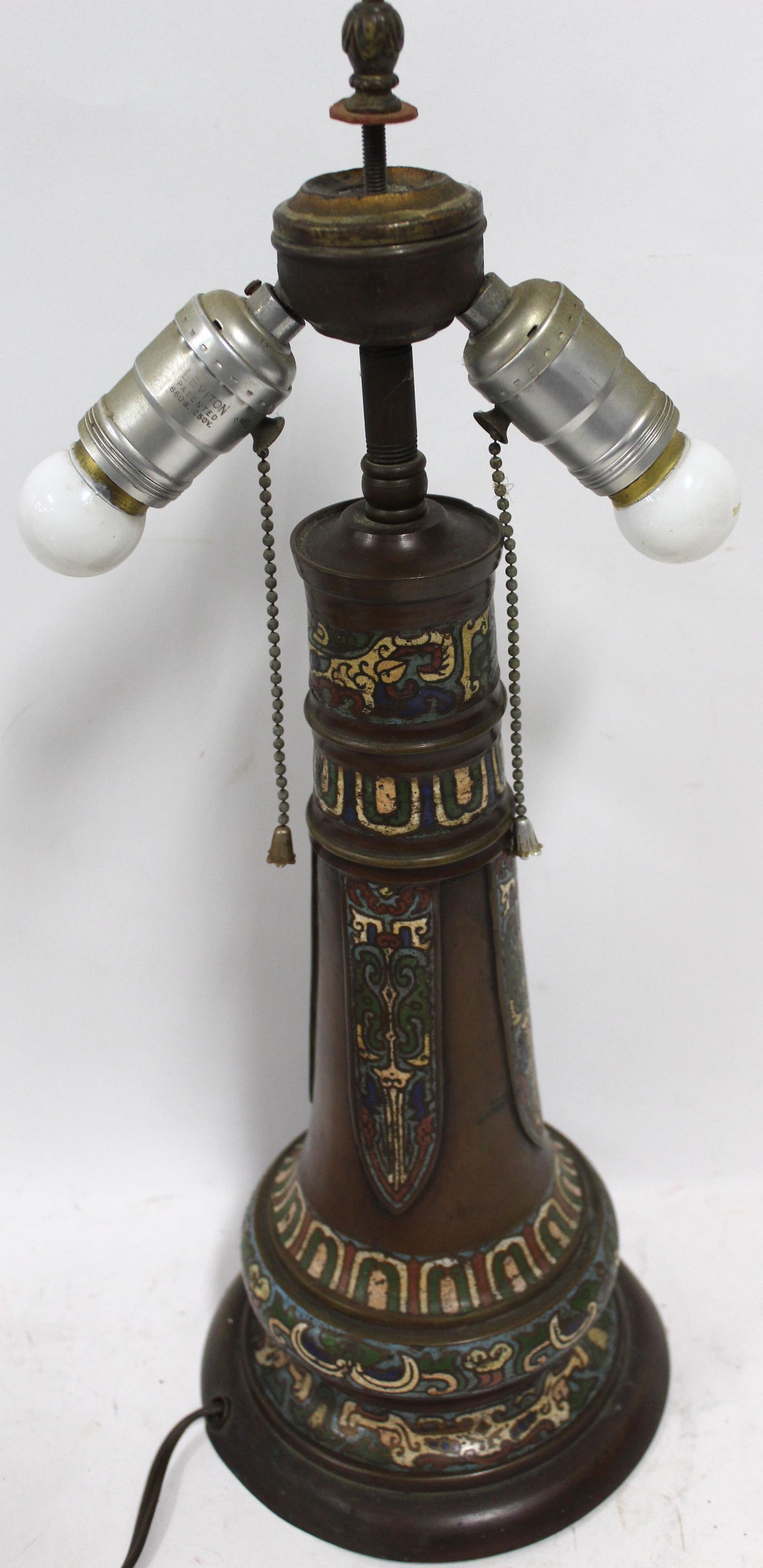 Chinese Cloisonne Lamp Base (1 of 3)
