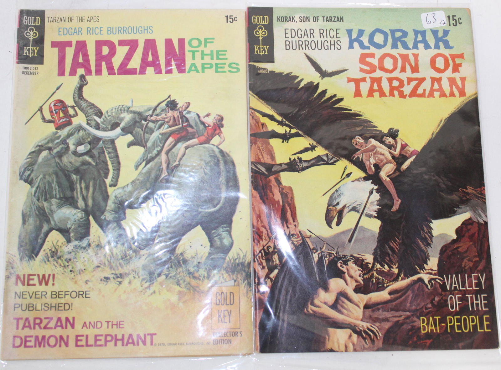 Tarzan Comic Books 15 Cent (2) (1 of 1)