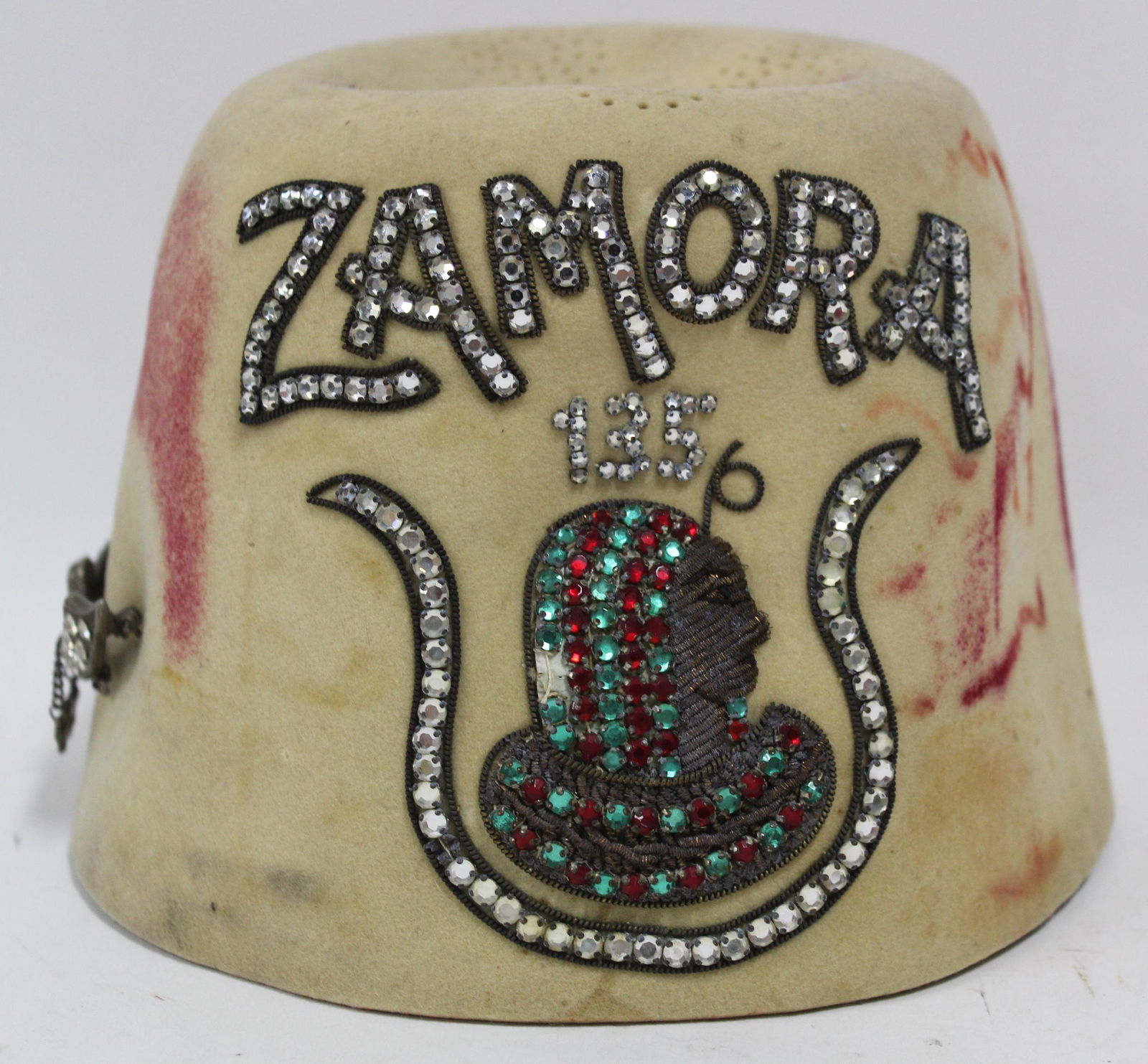 Vintage Masonic Zamora Fez Hat (1 of 4)