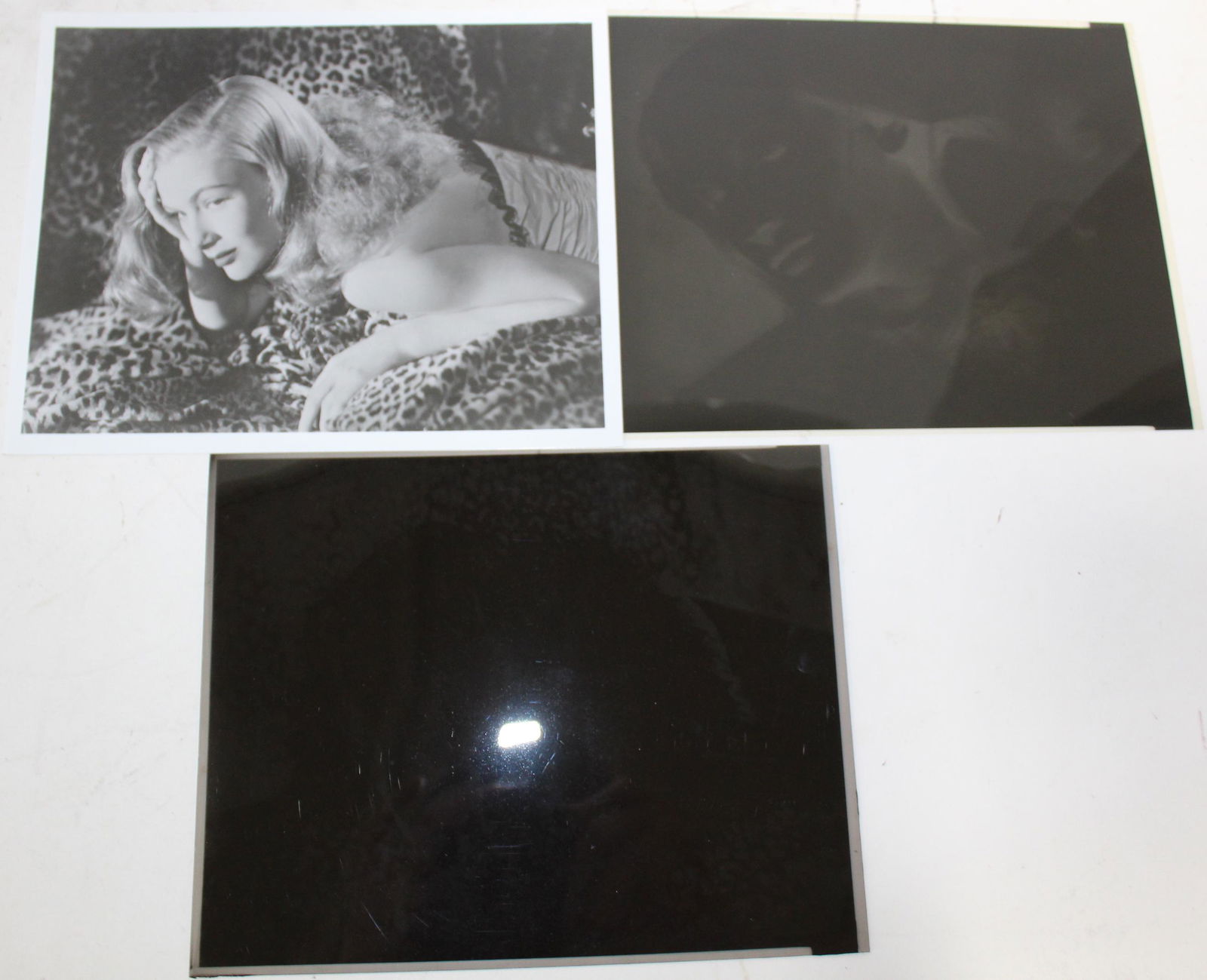 Veronica Lake Negatives (2) & Photograph (1 of 1)