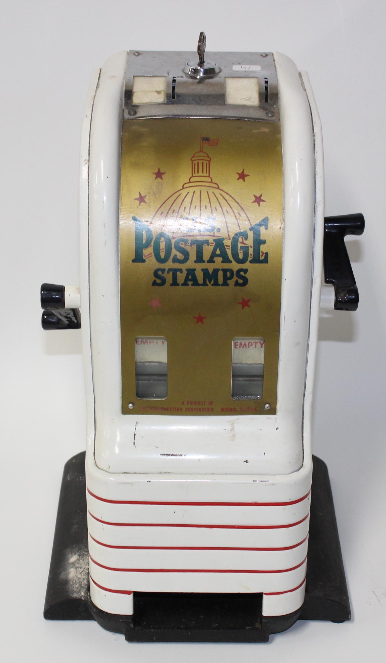 Vintage 1920's-30's Porcelain Stamp Dispenser (1 of 7)