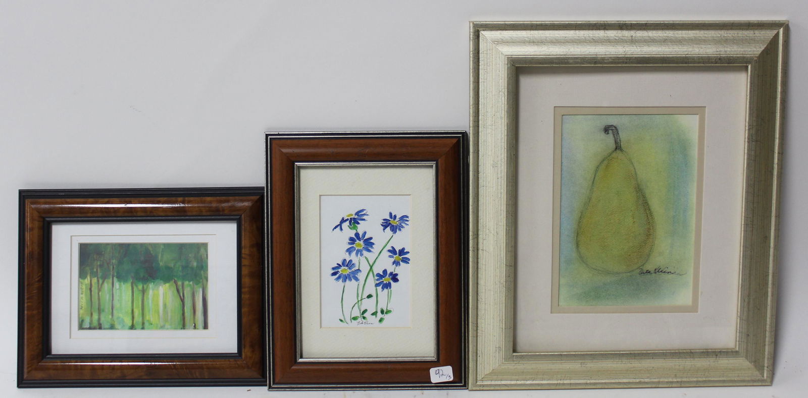 Nita Klein. Watercolor. Pear & 2 others. (3) (1 of 6)